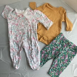 Baby girl 3 months clothes bundle